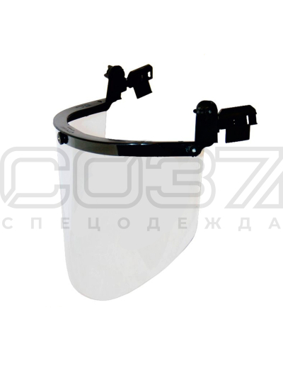 Щиток защитный лицевой СП027 поликарбонат(1мм), с креплением на каске 1