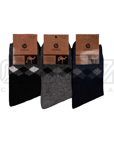 Термо-носки мужские Олань №477-1804 (с махрой)