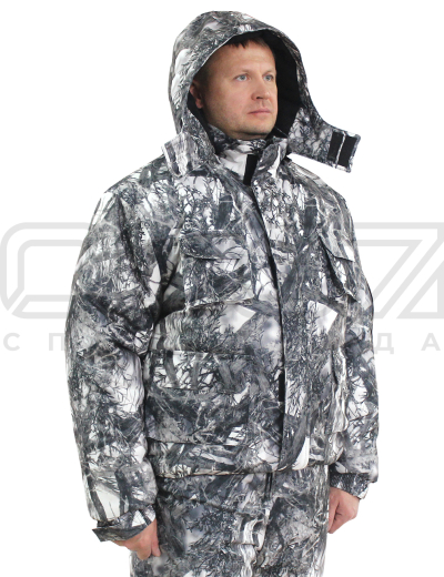 Костюм зимний Элсмир цв.лес 2-белый тк.алова 1