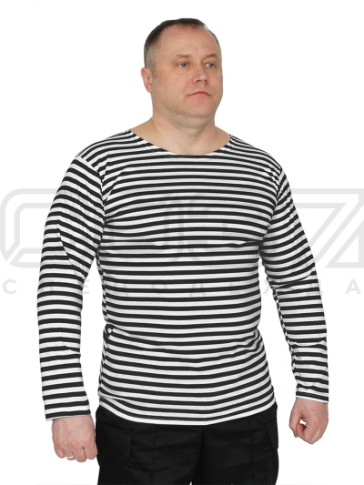 Тельняшка цв.чёрный тк.кулирка 1